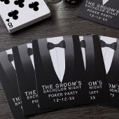 Jeu De Cartes Mariage de Tuxedo Bachelor Party Groomsmen Favoris