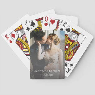 Jeu De Cartes mariage élégant photo mariage anniversaire