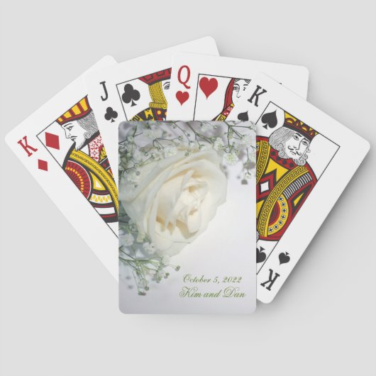 Jeu De Cartes Mariage Favoriser la lecture des cartes (dos)