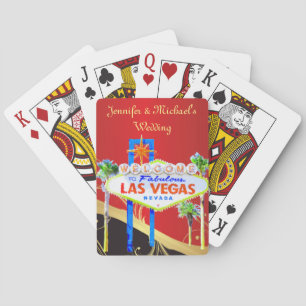 Jeu De Cartes Mariage Las Vegas moderne