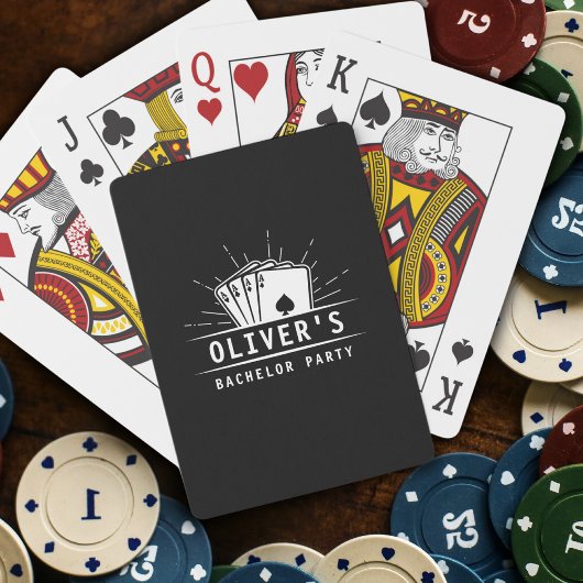Jeu De Cartes Mariage moderne Casino Bachelor Party