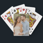 Jeu De Cartes Mariage personnalisé Favoriser la lecture des cart<br><div class="desc">Faites de votre journée un moment inoubliable avec ces cartes personnalisées de mariage avec votre photo fiançailles ! Parfait pour les clients, chaque terrasse est imprimée avec une image de qualité du couple heureux et peut être entièrement personnalisée pour s'adapter à votre thème mariage. Que vous planifiez une fête en...</div>