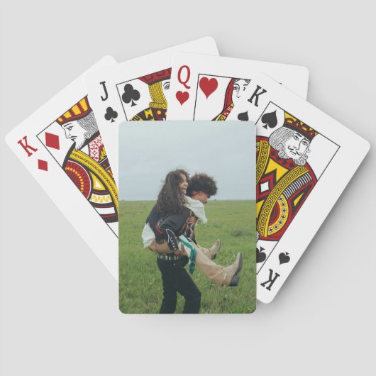 Jeu De Cartes Mariage personnalisé Keepsaké couple (dos)