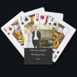 Jeu De Cartes Mariage photo personnalisé<br><div class="desc">Personalized custom photo wedding playing cards that you can customize with your own photo.</div>