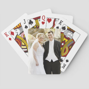 Jeu De Cartes Mariage photo personnalisé