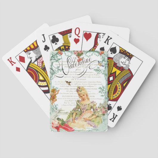Jeu De Cartes Marie Antoinette & Cupid (dos)