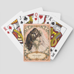 Jeu De Cartes Mariée et marié faucheuse personnalisés pour cadea