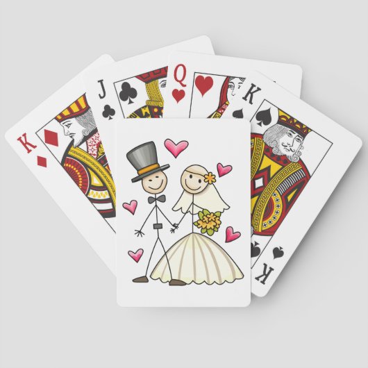 Jeu De Cartes Mariée et salle (dos)