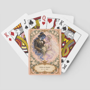 Jeu De Cartes Mariés Génie Personnalisés Faveur de Mariage