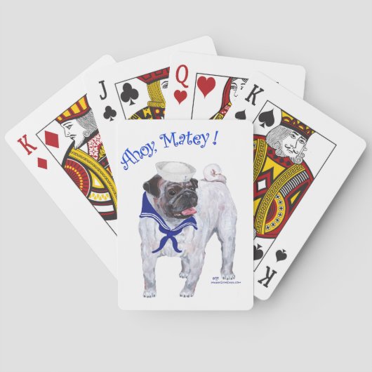 Jeu De Cartes Marin Pug (dos)