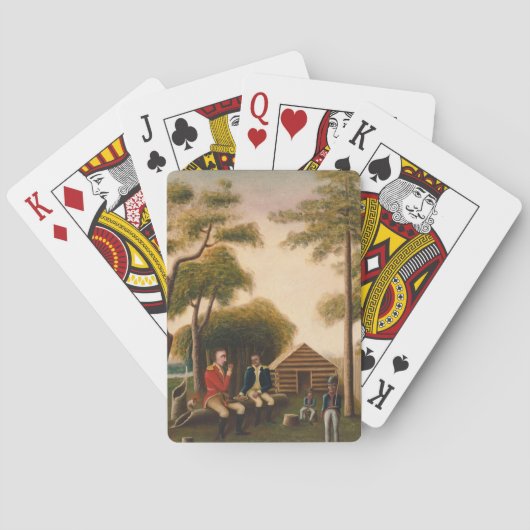 Jeu De Cartes Marion Festoyer l'officier britannique (dos)