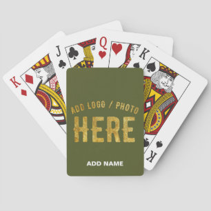 JEU DE CARTES MARQUE VERIFIEE VERT ARMEE MODERNE ET CHIC SUR MES