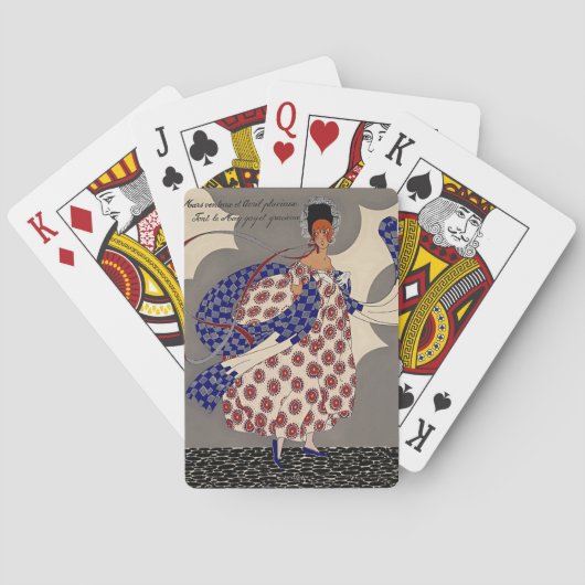 Jeu De Cartes Martha Romme Couture Design "Nivoise" (dos)