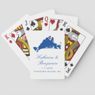 Jeu De Cartes Martha's Vineyard Wedding Favor Vineyard Haven