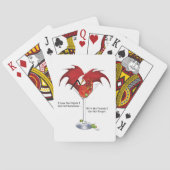 Jeu De Cartes Martini Fantasy Dragon Rouge (dos)
