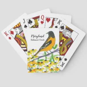 Jeu De Cartes Maryland Souvenir Baltimore Oiseau Oriole
