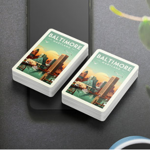 Jeu De Cartes Maryland vintage Baltimore