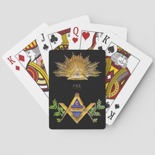 Jeu De Cartes Masonic Life (dos)