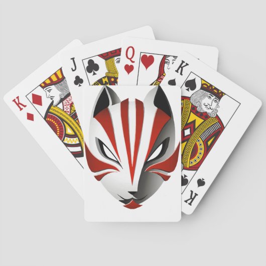 Jeu De Cartes Masque Kakashi d'Anbu (dos)