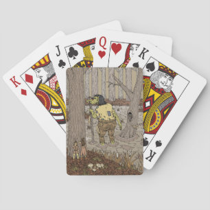 Jeu De Cartes Masquer le troll de fond d'âne