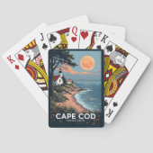 Jeu De Cartes Massachusetts de Cape Cod (dos)