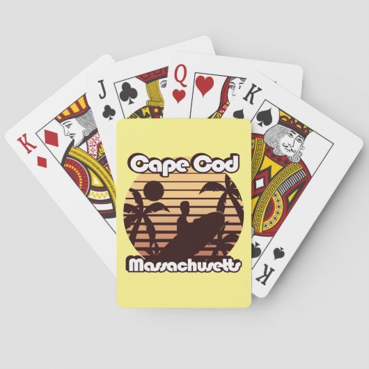 Jeu De Cartes Massachusetts de Cape Cod (dos)