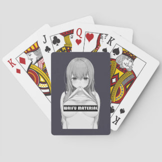 Jeu De Cartes Matériel Waifu  