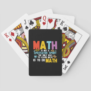 Jeu De Cartes Math Enseignant Math Math N'Est Pas Un Spectateur