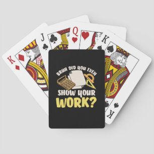 Jeu De Cartes Math Enseignant Math Montrer Votre Travail