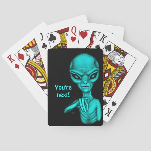 Jeu De Cartes Mauvais Alien, Tu es le prochain ! (dos)