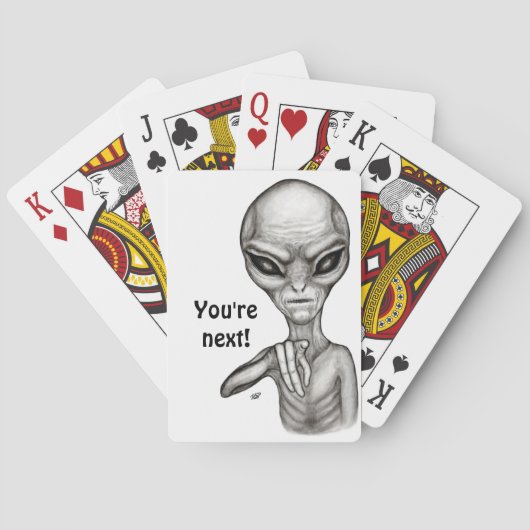 Jeu De Cartes Mauvais Alien, Tu es le prochain ! (dos)