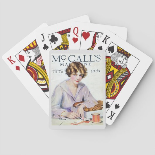 Jeu De Cartes McCall's Magazine 1918 (dos)