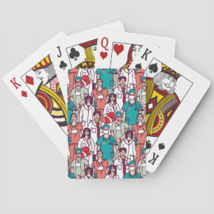Jeu De Cartes Médecin et Motif de chirurgien
