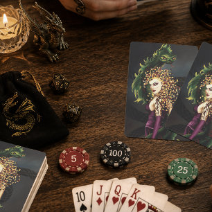 Jeu De Cartes Méduse mythique Mythologie grecque Serpent Gorgone
