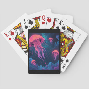 Jeu De Cartes Méduse néon cosmique
