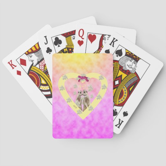 Jeu De Cartes Meerkat Wedding Day, (dos)