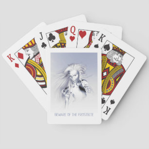 Jeu De Cartes Méfiez-vous du Gel. Vampire de glace
