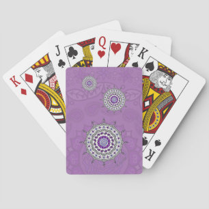 Jeu De Cartes Mehndi Imaginaire Silver Classic Playing Cartes