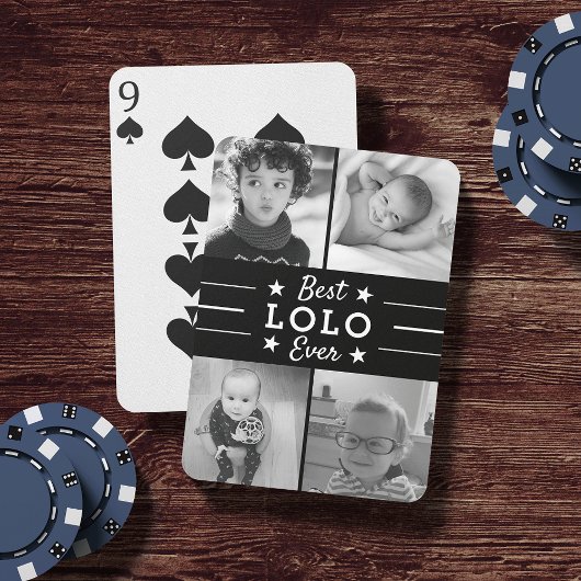 Jeu De Cartes Meilleur Lolo jamais | Collage photo pour petits e