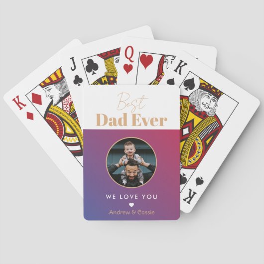 Jeu De Cartes Meilleur papa (dos)