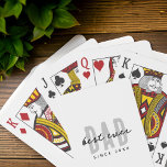 Jeu De Cartes Meilleur Papa depuis 20XX Moderne Simple Preppy<br><div class="desc">Ce design simple et moderne est composé de la typographie de san serif.</div>