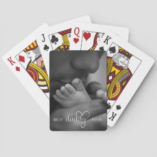 Jeu De Cartes Meilleur Papa Photo Fête des Pères