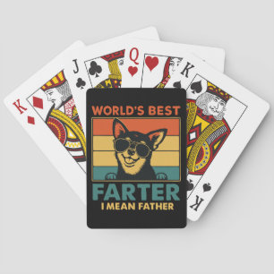 Jeu De Cartes Meilleur traître au monde Je veux dire Fête des pè
