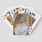 Jeu De Cartes Meilleure maman de chat du monde photo personnalis (dos)