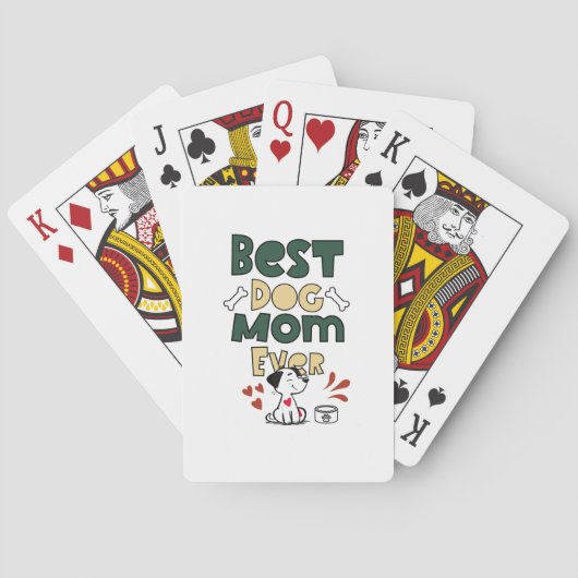 Jeu De Cartes Meilleure maman de chien ever (dos)