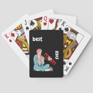Jeu De Cartes meilleure maman tricot jamais 38