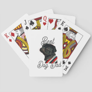 Jeu De Cartes Meilleurs parents grands-parents de papa de chien 