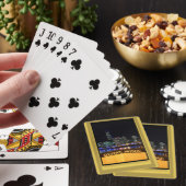 Jeu De Cartes Melbourne Australie CBD Night Lights (In Situ)