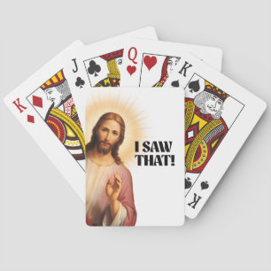 Jeu De Cartes Mème De Jésus Drôle J'Ai Vu Ça