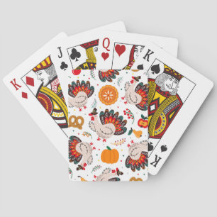 Jeu De Cartes Mème de Thanksgiving Je suis heureux parce que je 